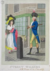 Straatlopers, geëtst door B. Smith, uitgegeven door S.W. Fores, 1786